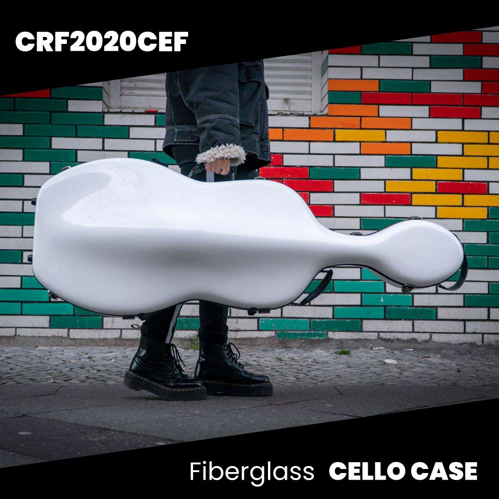 Heavy Duty Fiberglass Cello Case 4/4 Size | Crossrock
