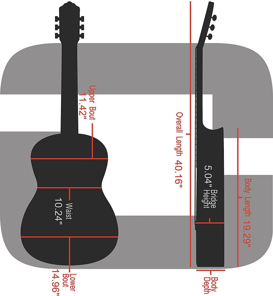 Fazley Protecc PWTW étui en bois pour guitare folk - Tweed