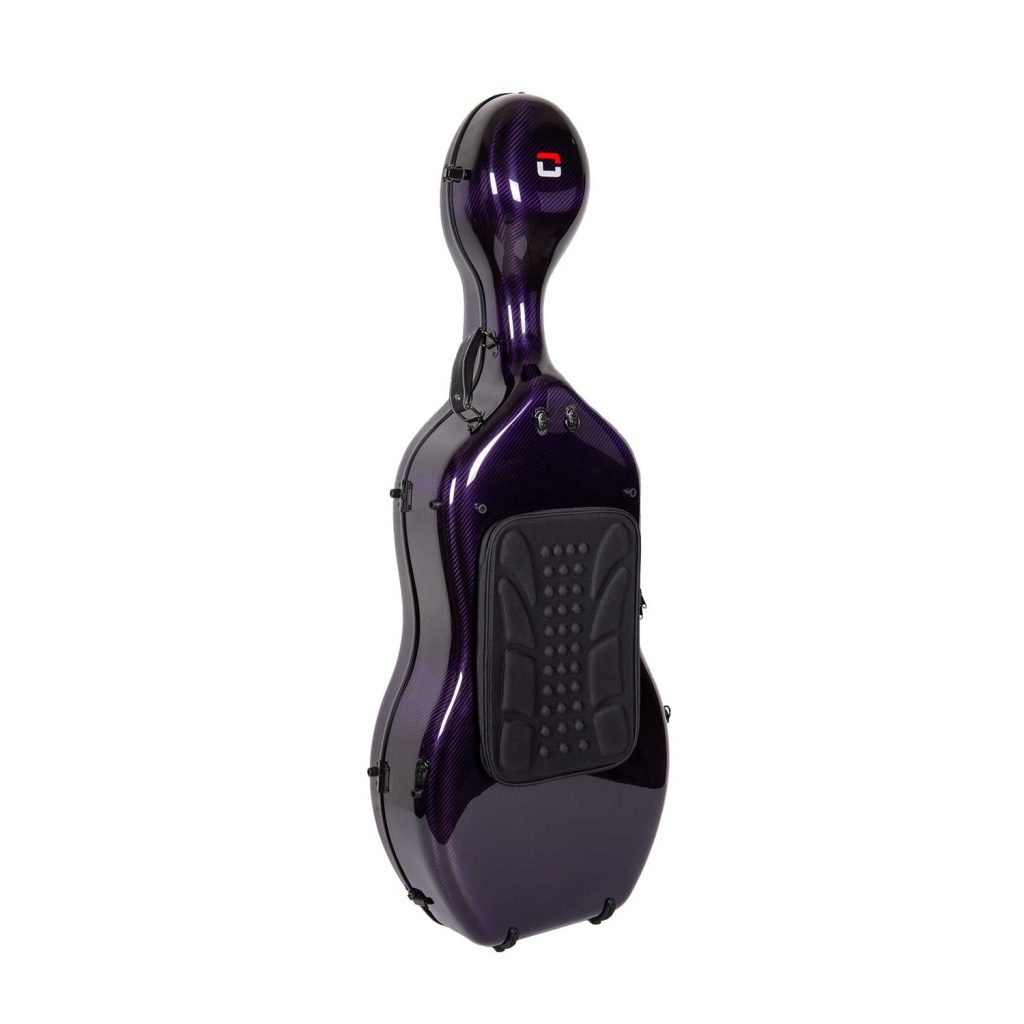 Lightweight Cello Case 4/4 Carbon Fiber Cello Case With Wheels - Lightweight Hard Shell Case With Backstrap Hard Shell Cello Box