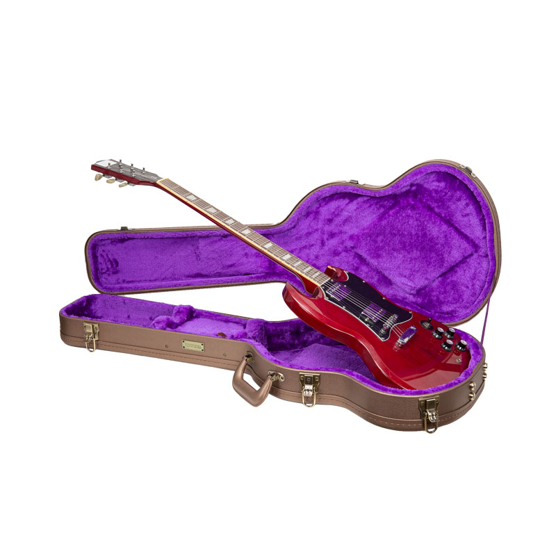 Étui Bois Crossrock Designer Series Pour Guitare Acoustique OM/000 à 14 Frettes - Plusieurs Couleurs