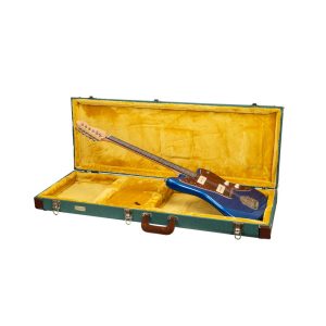 CRW720JM Wood Case, Fits Jazzmaster and Jaguar Style Electric Guitars, Rectangular Vintage Canvas Case