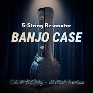 CRW630BJ Relief Series Wood Banjo Case | fits 5-String Resonator Banjo