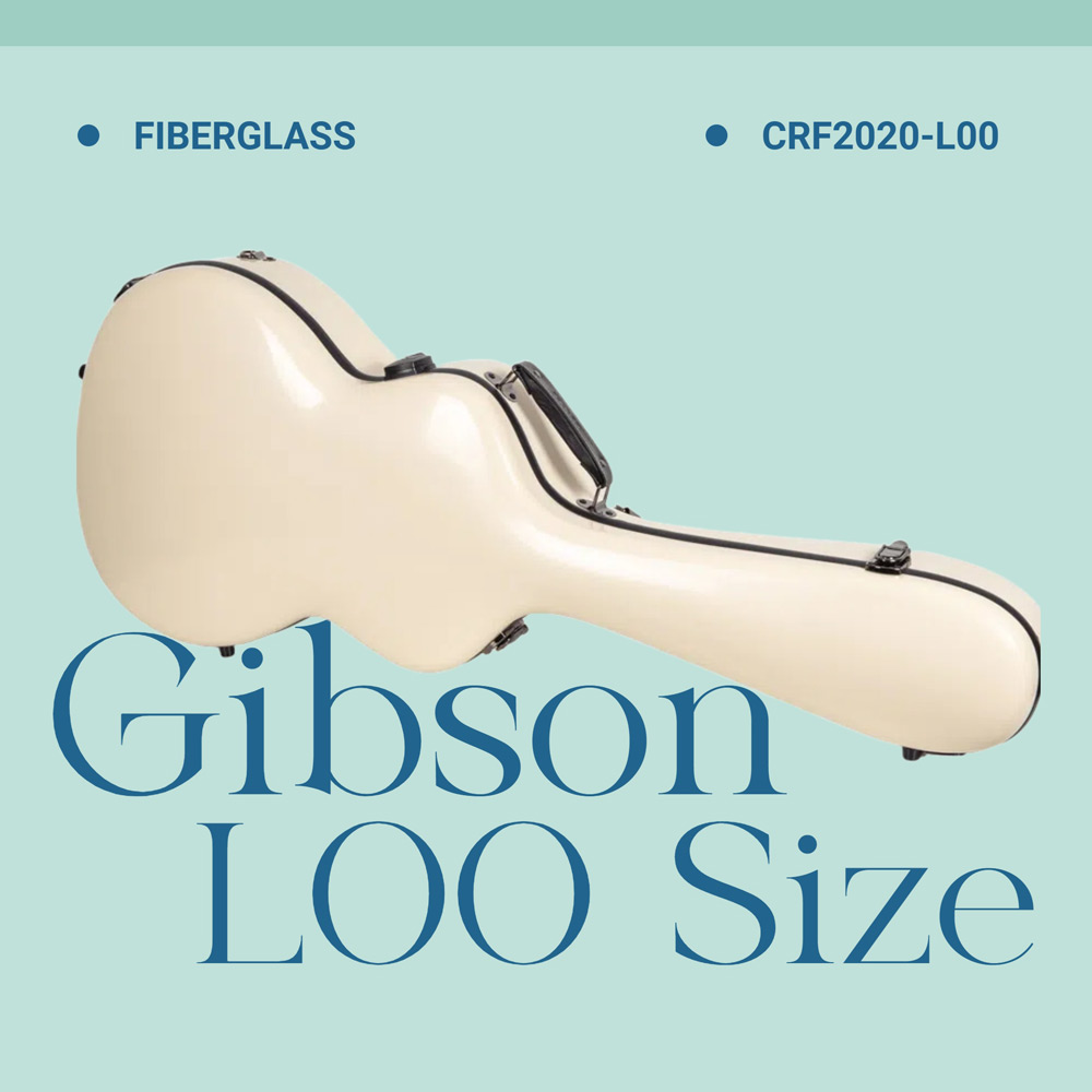 Fiberglass Acoustic Guitar Case for Gibson L-00 and Martin CEO