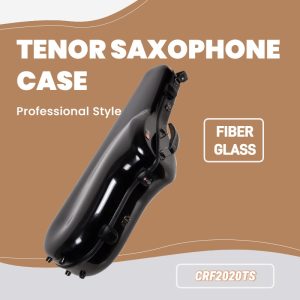 CRF2020TS Fiberglass Tenor Saxophone Case - Professional Style fits Bell Keys on Both Right and Left Side of the Horn