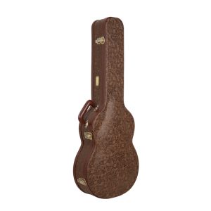 CRW530C Embossed Series Classical Guitar Case, 4/4 Full Size Nylon String, Vintage Flora Embossed Leather design