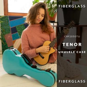 CRF2030TU Fiberglass Tenor Ukulele Case – Compatible to Large Body Tenor