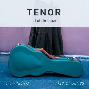 CRW720TU Master Series Tenor Ukulele Wood Case - with Backpack Straps