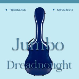 CRF2020J45 Fiberglass Jumbo Dreadnought Guitar Case for Gibson J45 and Taylor Grand Auditorium