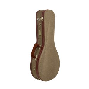 CRW720MA Master Series A-Style Mandolin Wooden Case | Backpack Straps, Vintage Tweed Exterior