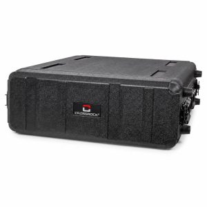 CRA9803U-550S 3U Professional 21" Deep PE Molded Rack Case with Adjustable Rails 13.78"–18.7"